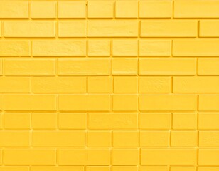 Bright yellow brick wall texture (1)