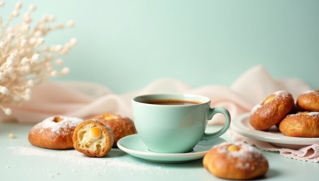 Coffee with pastries national Coffee Day