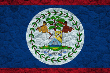 Stone Textures Background Filter Effect Belize  Flag