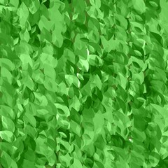 Background floral illustration pattern green leaves