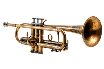 Obraz premium trumpet isolated on white