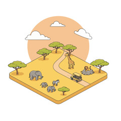 
World Landmark Icons 
Isometric Cartoon Pack