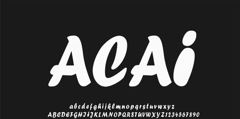 Hand drawn condensed vector font. Unique alphabet with urban style expressive, creative, and personal. Typography for poster, branding, cafe, product, and etc.