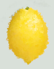 Limón estilo abstracto