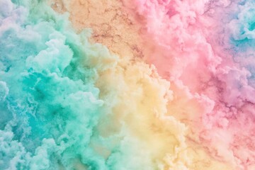 Pastel Clouds Dreamy Abstract Background with Soft Colors and Gradient Texture