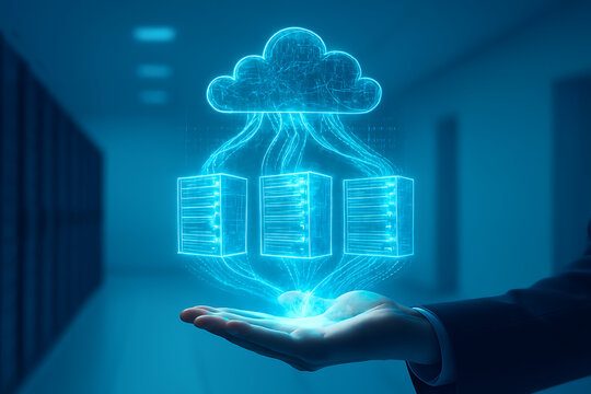 Cloud computing server network technology it solutions data storage and security infrastructure management