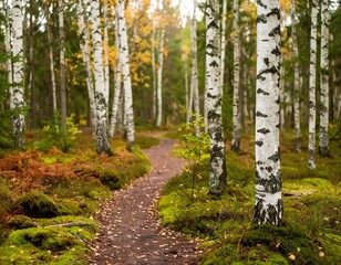 Autumn forest path (2)