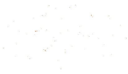 fire dust particles over transparent background overlay, Flying Fire Particles transparent background in png format. 3d render of fire embers, Fire flames isolated on transparent background