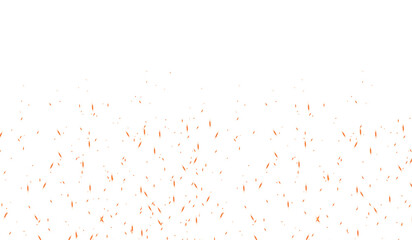 fire dust particles over transparent background overlay, Flying Fire Particles transparent background in png format. 3d render of fire embers, Fire flames isolated on transparent background