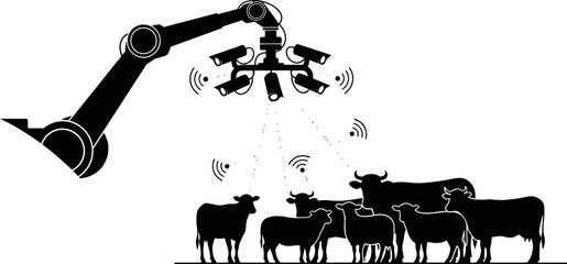 smart farming arm collects data, enhancing sustainable animal welfare practices