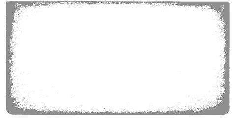 Grungy black and white texture frame vector design for text or illustration