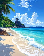 Tropical beach landscape (1)