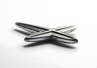 Vintage Car Emblem with Patina