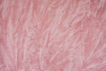 Fabric background, pink fur, texture material