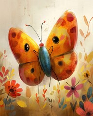 bright image of a butterfly