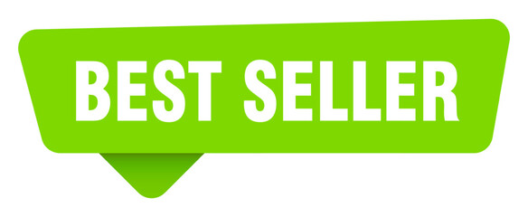 best seller green sign isolated on transpatent background. best seller sticker