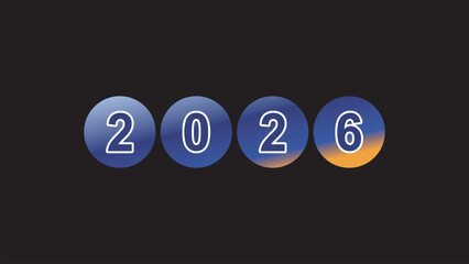 2026 year related vector