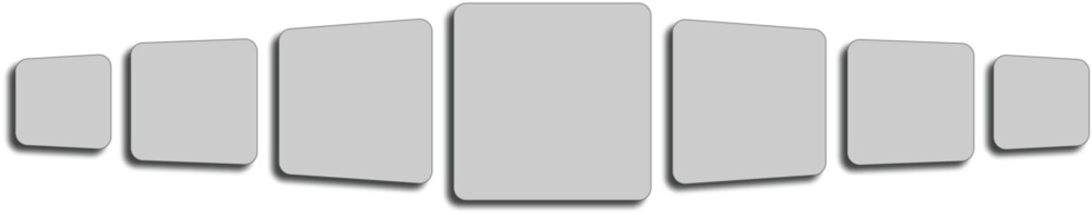 Photo Frame Vector Set | Blank Picture Frames, Modern Gallery Wall Templates and Creative Layouts