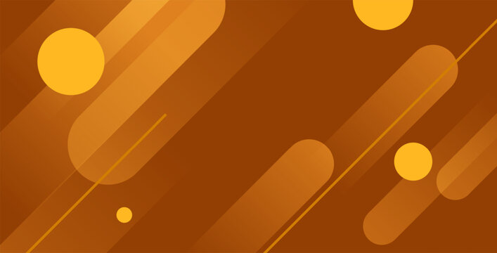 dynamic abstract yellow orange liquid color gradient round shape geometric fluid shape background. eps10 vector