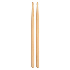 Pair of wooden drumsticks for percussion