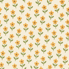 vintage seamless pattern, seamless ornamental pattern, vintage seamless pattern with flowers