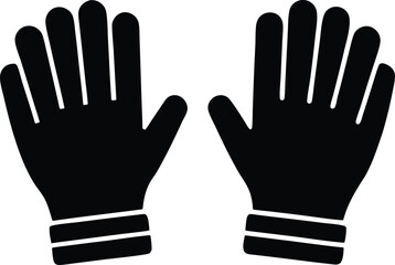 Gloves Vector Icon.