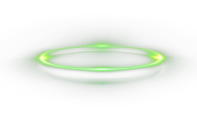 Green neon ring. Glowing circle. Glow effect. Round light frame. abstract light lines of movement and speed.light green ellipse.PNG	