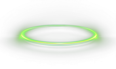 Green neon ring. Glowing circle. Glow effect. Round light frame. abstract light lines of movement and speed.light green ellipse.PNG