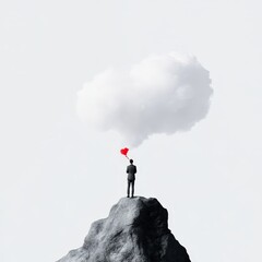 Hopeful Minimalist Marketing Strategy in Apocalyptic Style for Inspiration