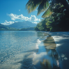 tropical paradise island