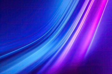 Abstract flowing lines of light, gradients blend blue, cyan, and magenta colors on a dark background