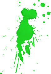 Bright colorful splashes, beautiful blot, paint spot