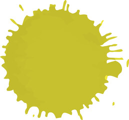 Bright colorful splashes, beautiful blot, paint spot