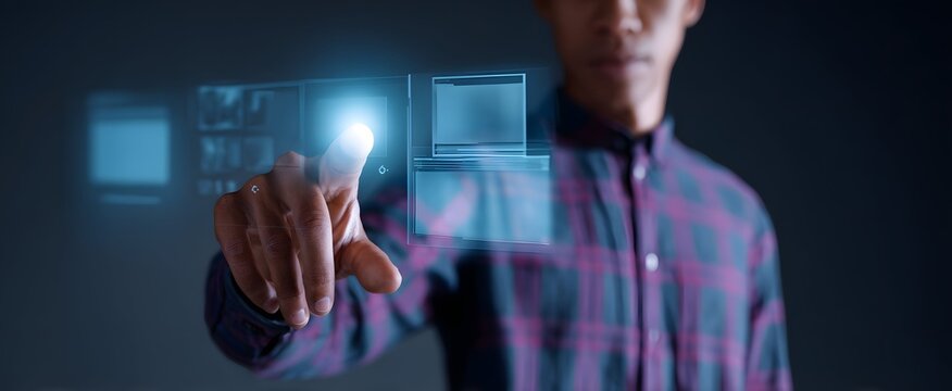 Displaying interactive digital design elements on a transparent user interface.