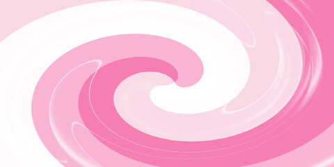 Pink and White Abstract Swirl Background with Fluid Motion and Modern Artistic Spiral Design
