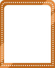 Pastel rounded frames with dotted border decoration