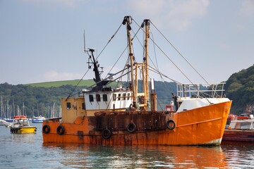 Fototapeta premium Fishing Boat, Fowey