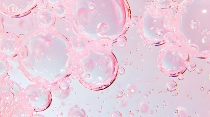 pink bubbles