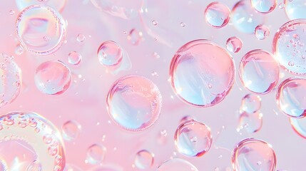 pink bubbles