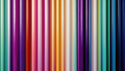 vibrant vertical gradient stripes in rainbow spectrum with subtle texture and flowing light transitions creating modern abstract background ideal for wallpaper or banner copy space design