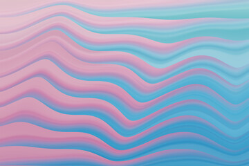 Abstract pastel pink and blue wavy lines creating a fluid, organic pattern