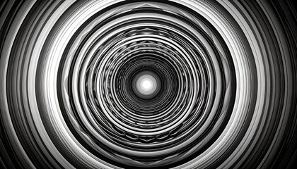 Obraz premium Abstract Concentric Circles Design.