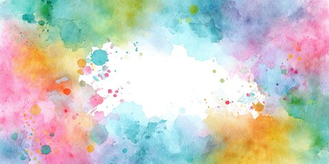 Vivid Watercolor Dream: A Burst of Color