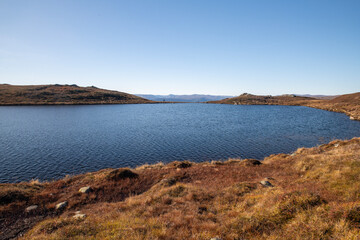 Lake View in the Mountains