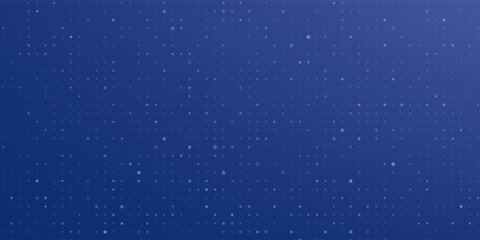 Abstract geometric background with squares. Blue pixel background with empty space. Vector illustration