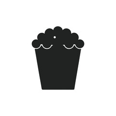 Scalable vector graphic of a simple flower pot icon for digital and print projects