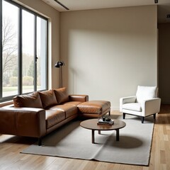 Tranquil Haven: A Modern Living Room Retreat