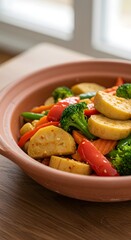 Homemade spicy stir-fry with dog fruit served on the table, traditional Asian cuisine dish rich in flavor and spices, healthy vegetarian recipe perfect for authentic cultural and home-cooked meals