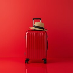 red bottle of travel