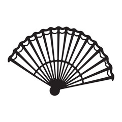 Elegant Asian Folding Fan